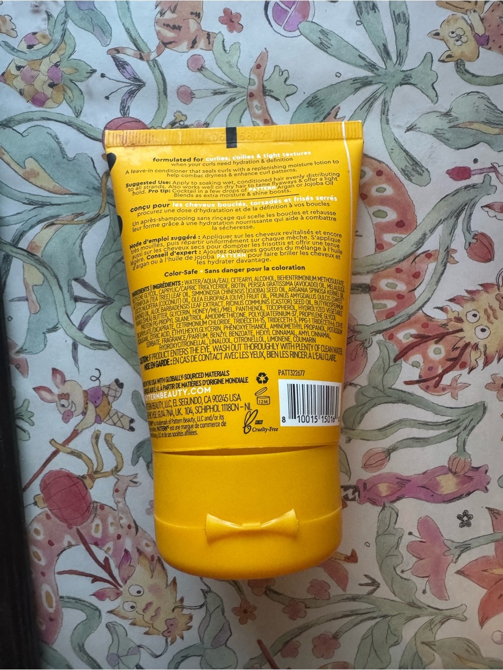 Pattern Leave-In Conditioner - Yellow Travel Size - Picture 2 of 2